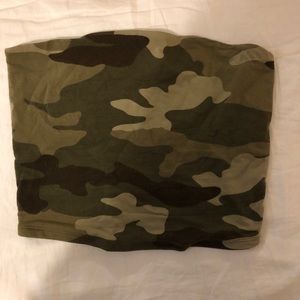Camo Tube Top Pacsun